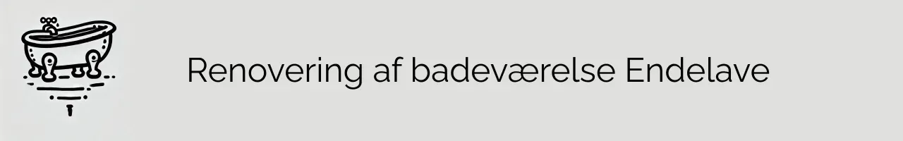 Renovering af badeværelse Endelave